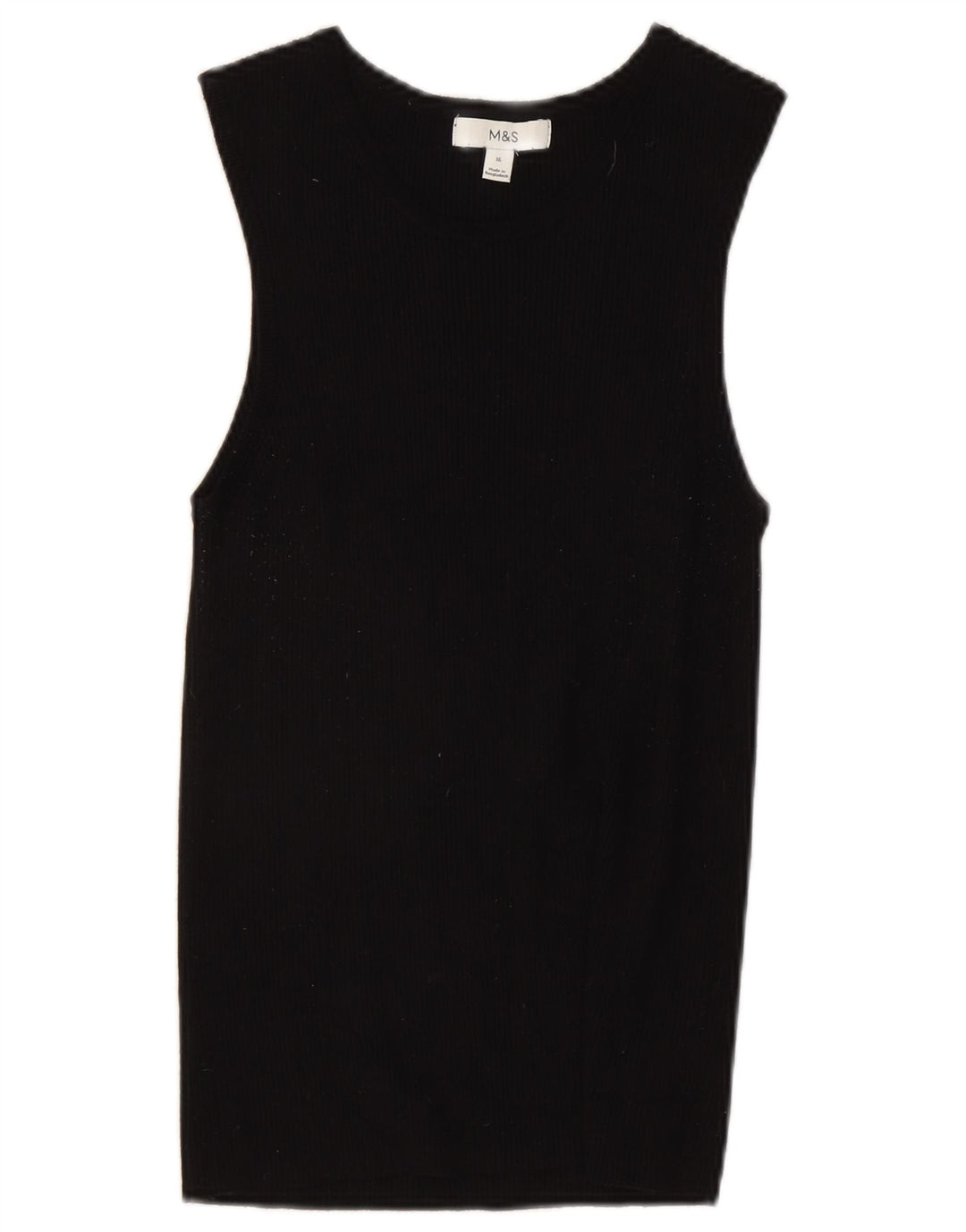 Marks & Spencer Damevest Top UK 16 Large Black Viscose