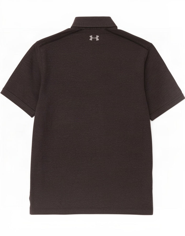 Under Armour Herre Heat Gear Polo Shirt Medium Grå