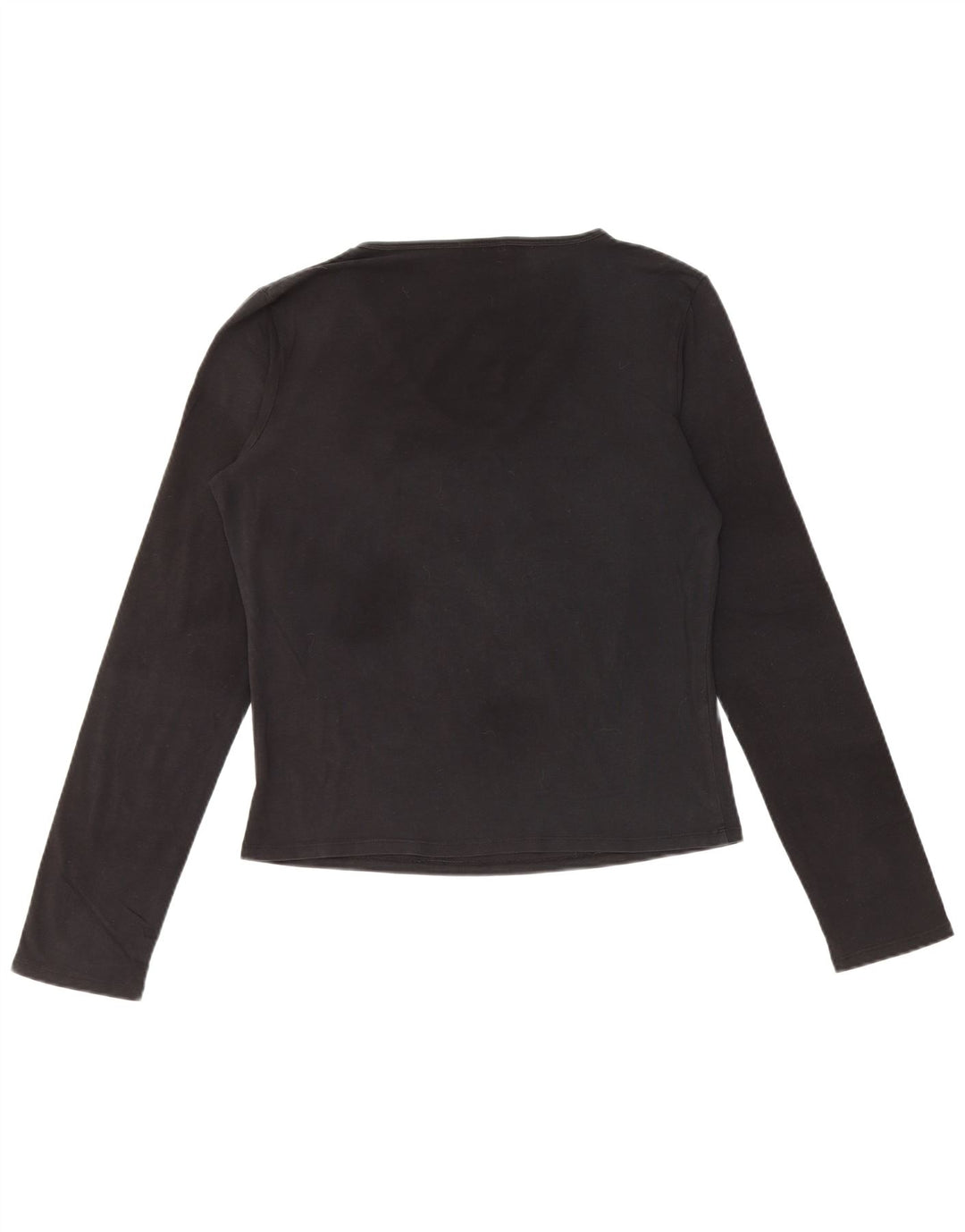 ICEBERG Dame Crop Grafisk Top Langærmet IT 46 Large Black Floral