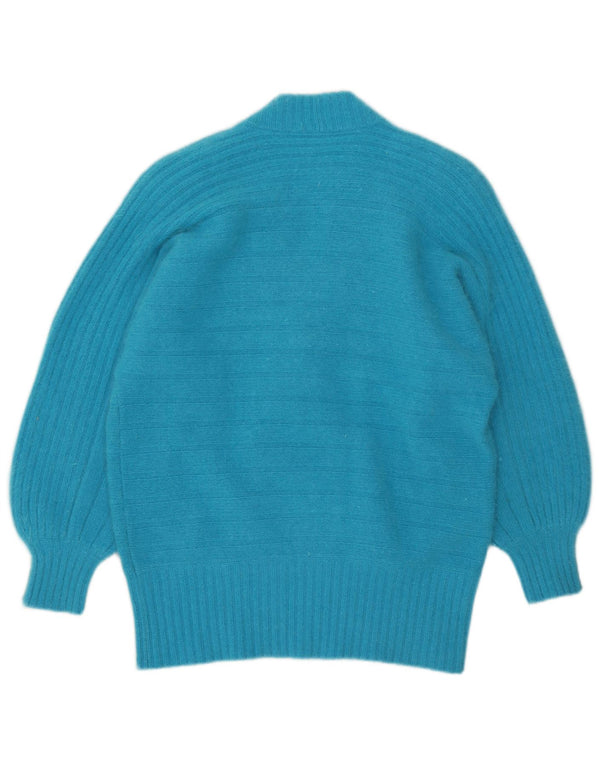 Luisa Spagnoli Womens V-Neck Jumper Sweater UK 16 Large Blue