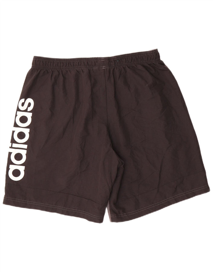 Adidas Herre Graphic Sports Shorts XL Grå Colourblock Polyester