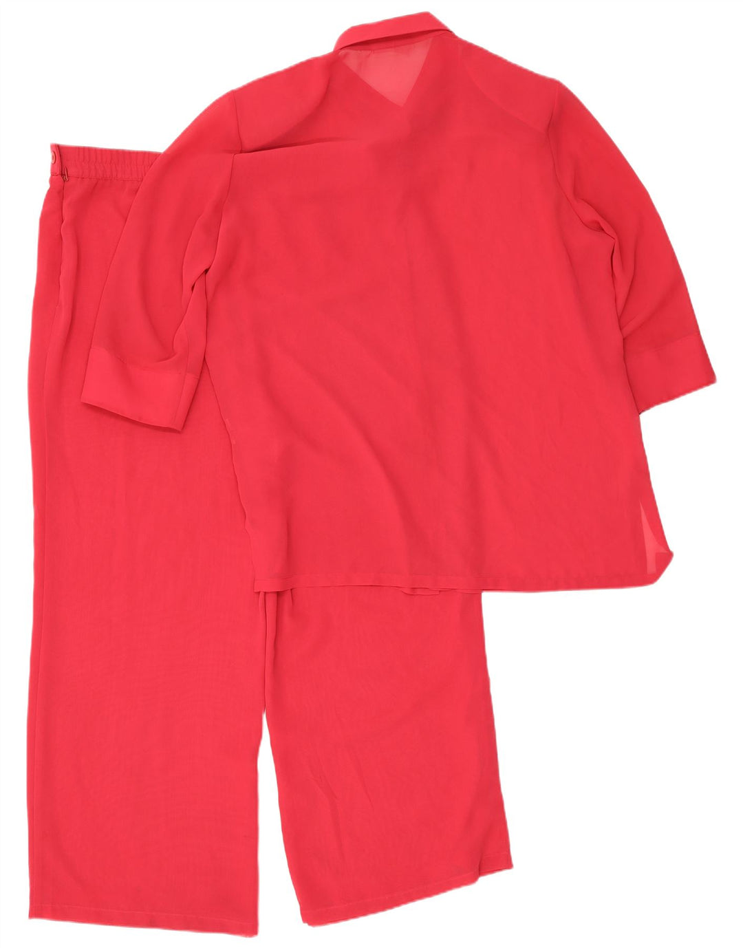 Frankenwalder Dame 3/4 ærmer 2-delt sæt EU 44 XL W34 L27 rød polyester