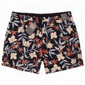 Marks & Spencer Badeshorts til mænd 2XL sort blomstret polyester