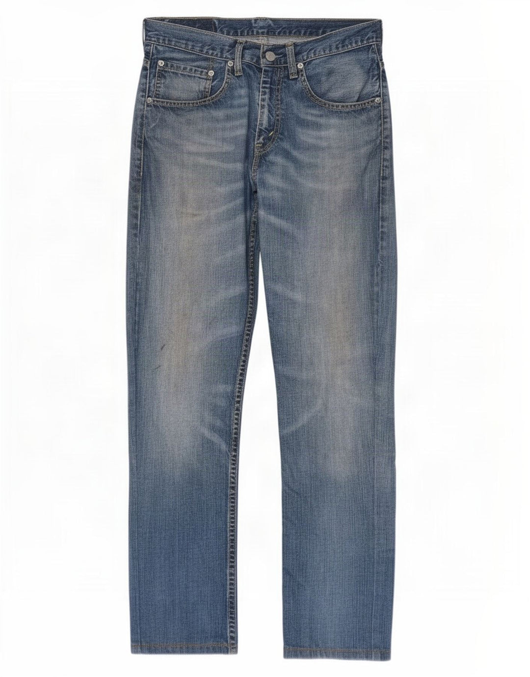 Levi's Herre 752 Straight Jeans W32 L32 Blå