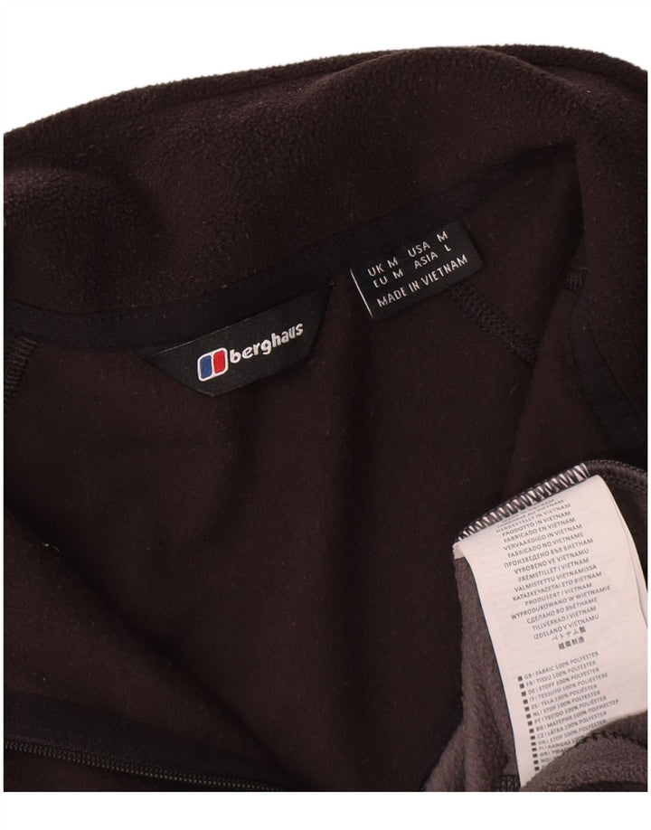Berghaus Fleece Jumper med lynlås til mænd Medium Sort Colourblock Polyester