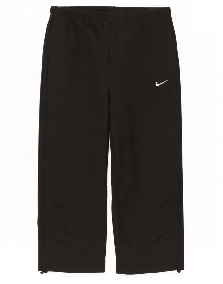Nike Capri træningsdragtbukser til kvinder UK 8/10 Small Black Polyester