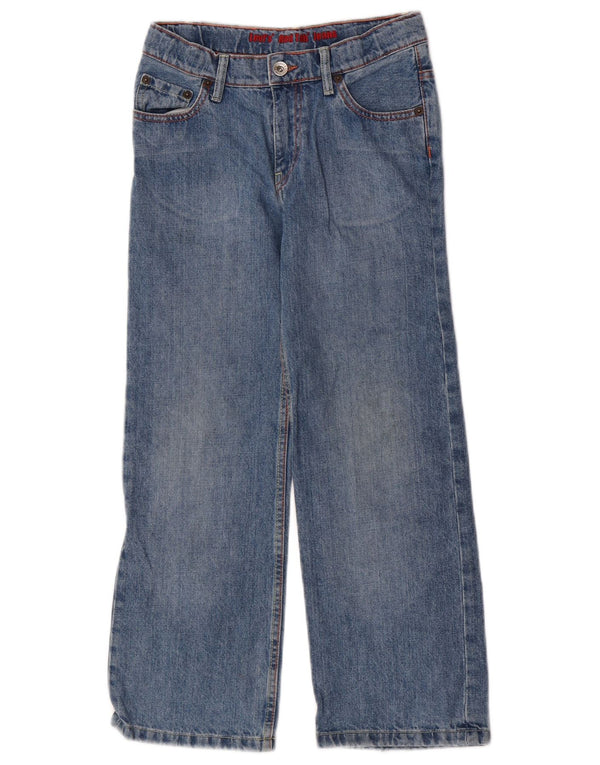Levi's Boys Straight Jeans 7-8 år W24 L23 Blå Bomuld