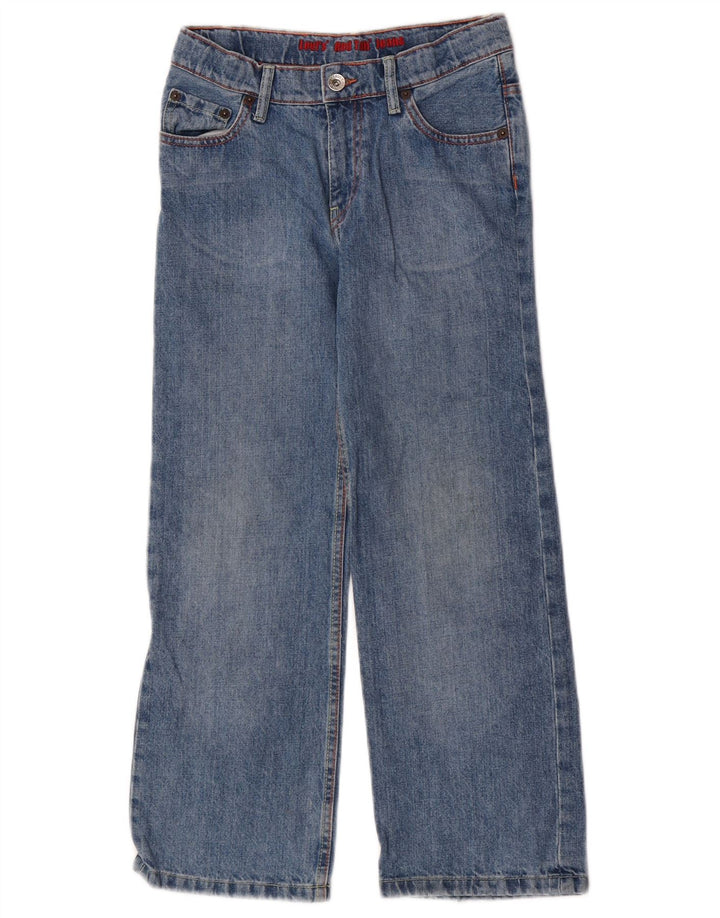 Levi's Boys Straight Jeans 7-8 år W24 L23 Blå Bomuld