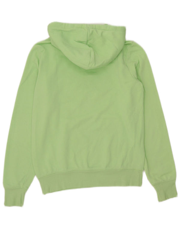Champion Dame Grafisk Hoodie Jumper UK 12 Medium Green
