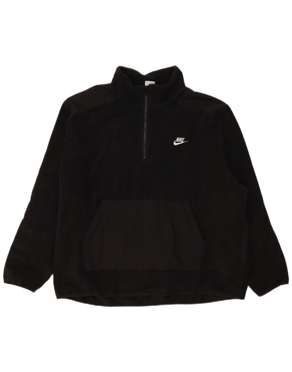 Nike Fleece Jumper med lynlås til mænd 2XL Sort