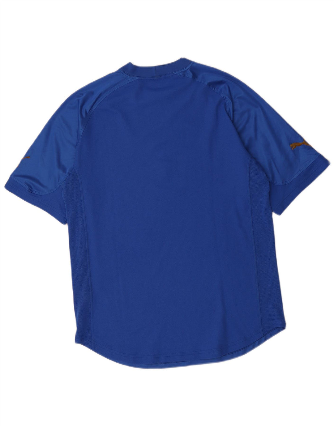 Puma Herre T-Shirt Top Medium Blå Polyester