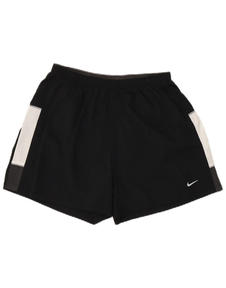 Nike Herre Dri Fit Sportshorts Large Sort Colourblock