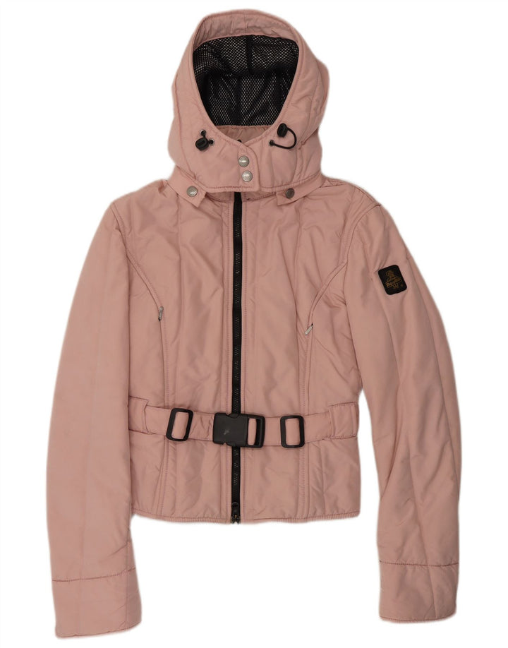 Refrigiwear Dame hættejakke UK 10 Small Pink Polyamide