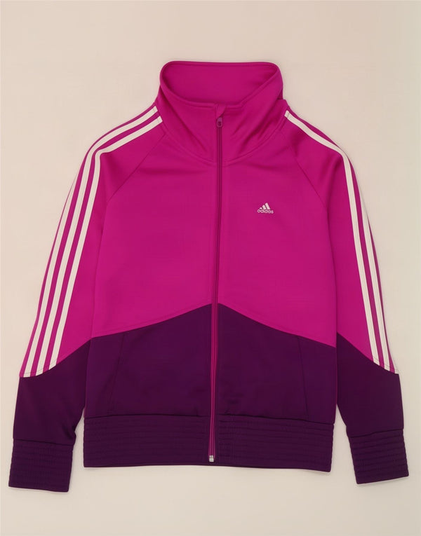 Adidas træningsjakke til piger 14-15 år Pink Colourblock Polyester