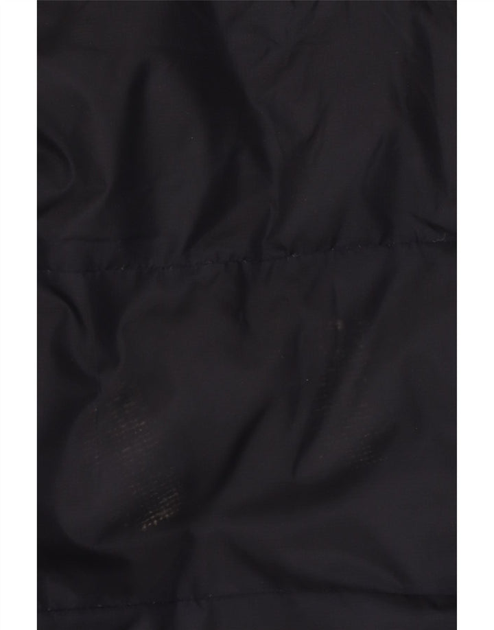 Dkny Dame Oversized Polstret Jakke UK 10 Small Navy Blue Nylon