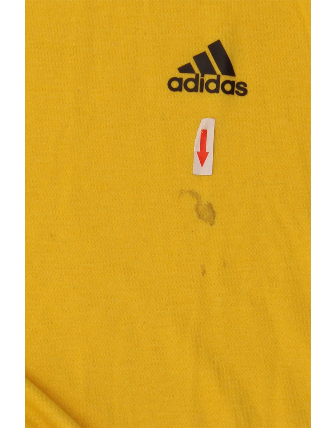 Adidas Herre Climalite T-Shirt Top Stor Gul Polyester