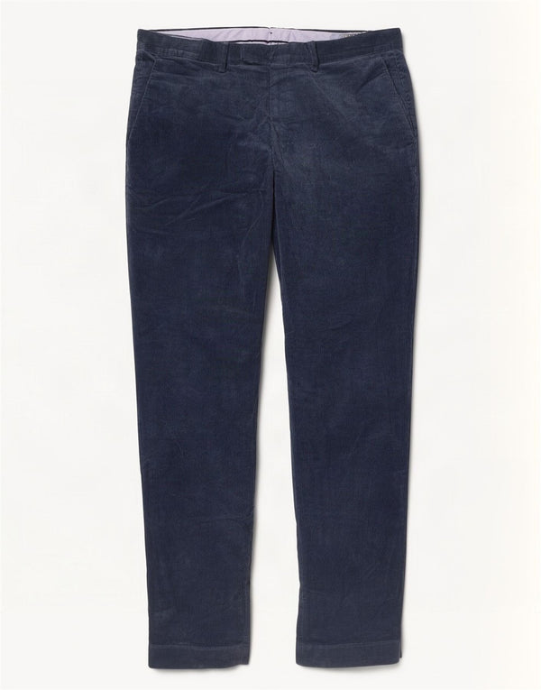 Polo Ralph Lauren Herre Stretch Slim Fit Corduroy Bukser W34 L32 Marineblå