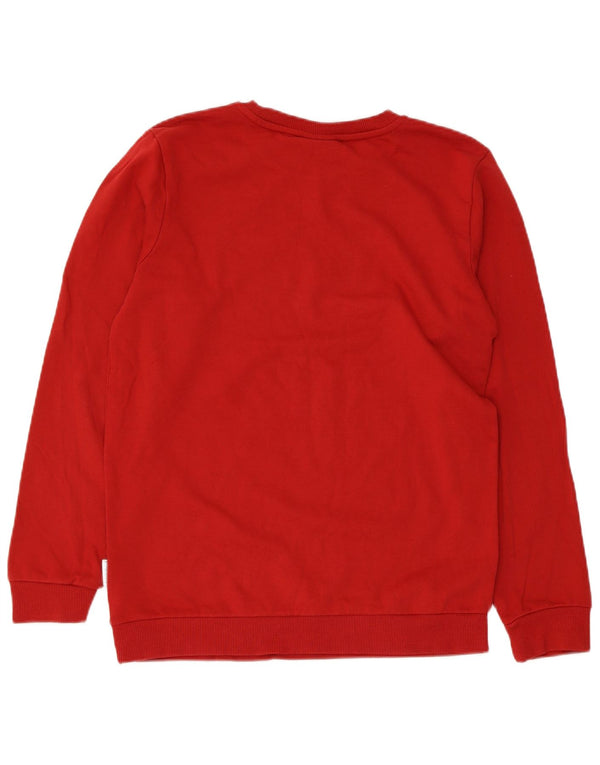 Napapijri Boys Sweatshirt Jumper 15-16 år Rød Bomuld