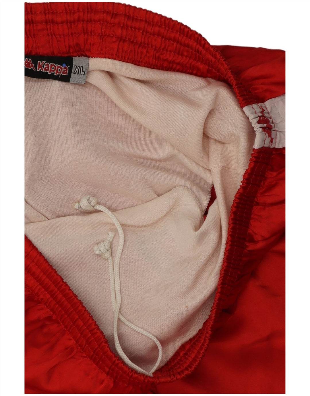 Kappa Herre grafiske sportsshorts XL Rød Colourblock Polyester