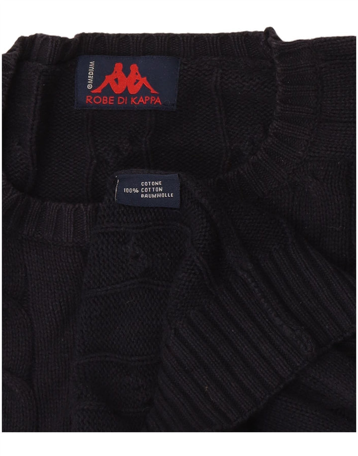 Kappa herre rund hals sweater medium marineblå bomuld