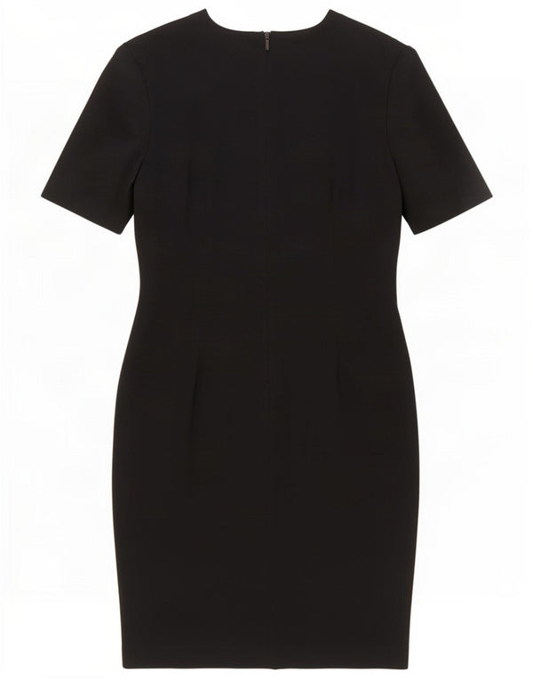 Luisa Spagnoli Dame Skede Kjole IT 48 XL Sort Bomuld