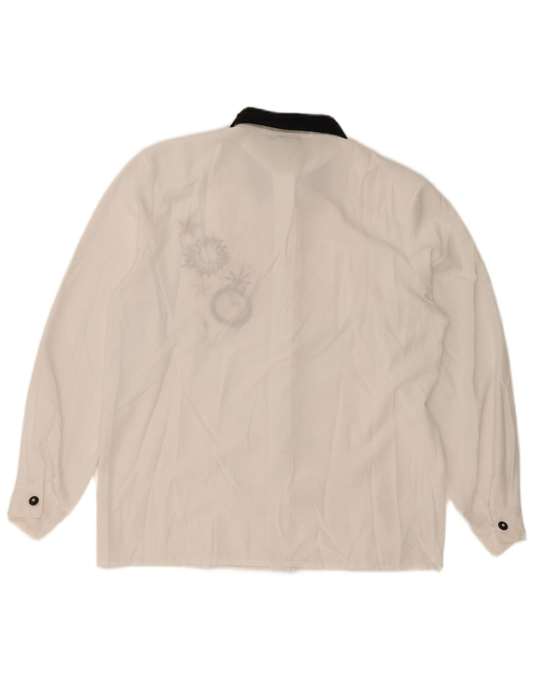 Yessica Grafisk skjorte til kvinder EU 40 Medium Hvid Geometrisk Polyester