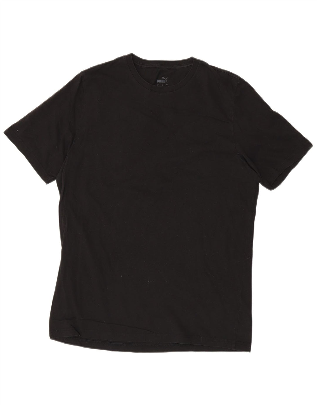 Puma Herre T-Shirt Top Stor Sort Bomuld