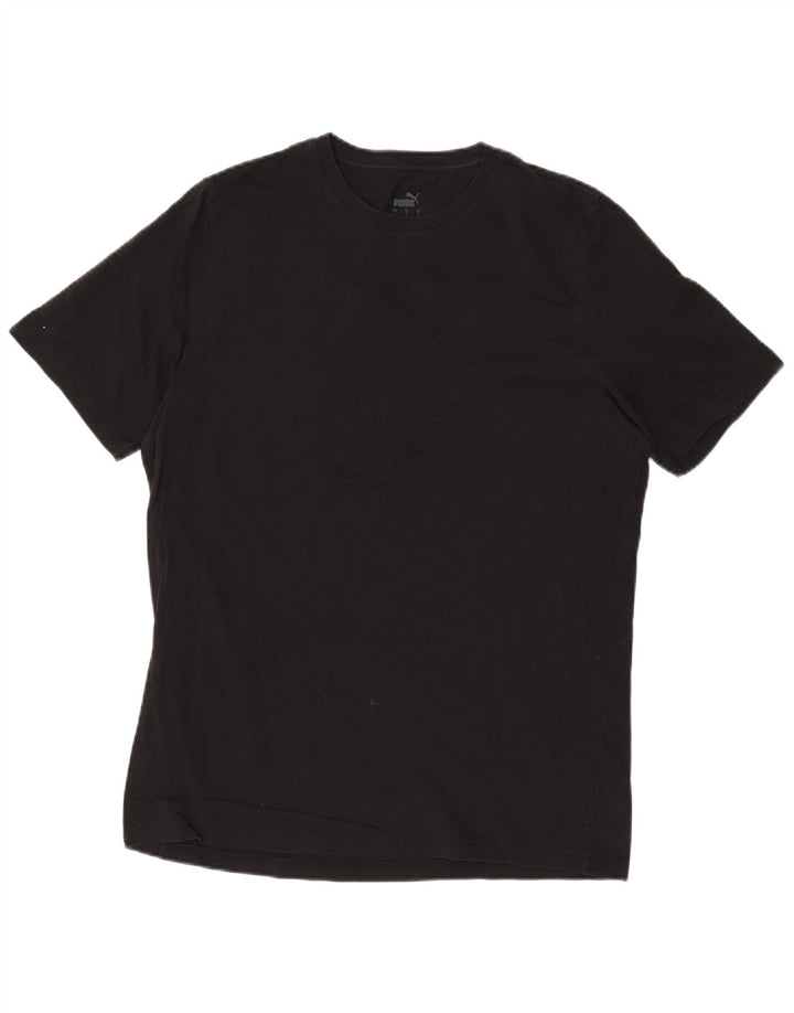 Puma Herre T-Shirt Top Stor Sort Bomuld