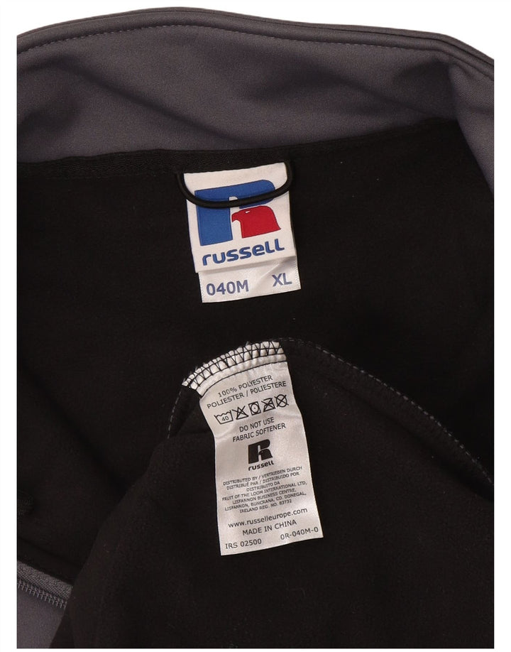RUSSELL ATHLETIC Herre træningsdragt Topjakke XL Grå Polyester
