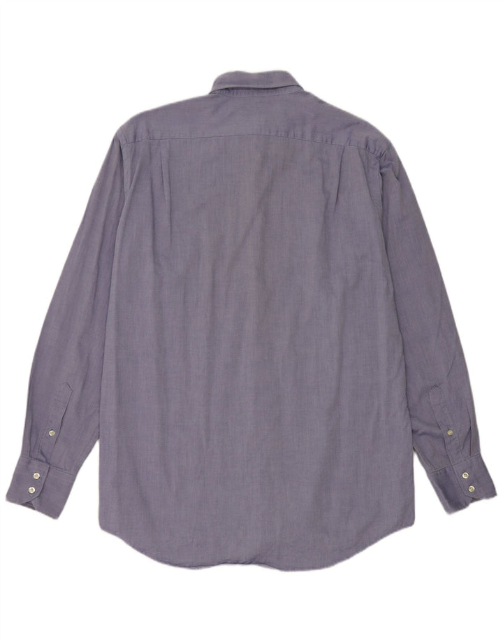 Lacoste Herreskjorte str. 40 Medium Blue Cotton