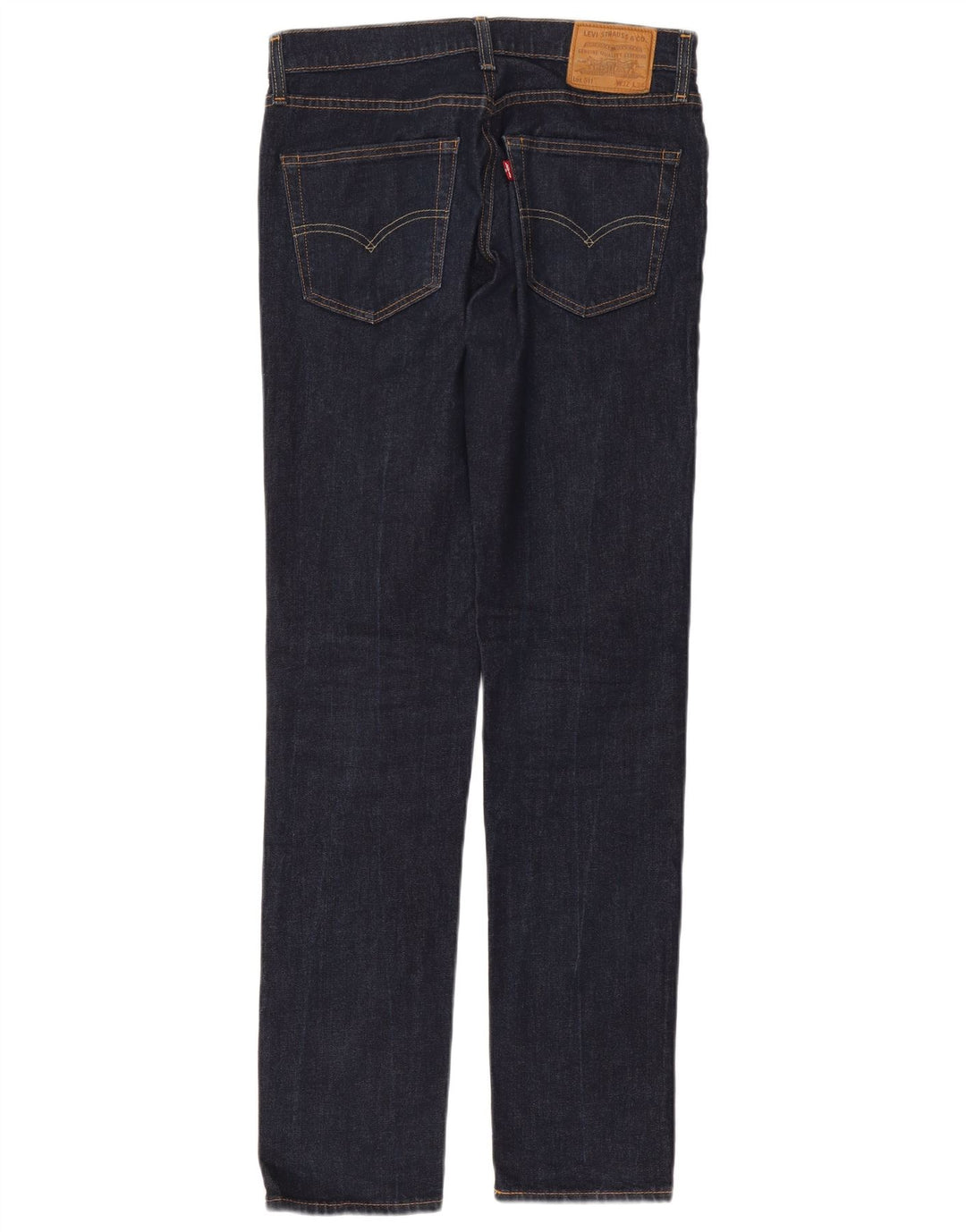 Levi's Herre 511 Slim Jeans W32 L34 Marineblå Bomuld