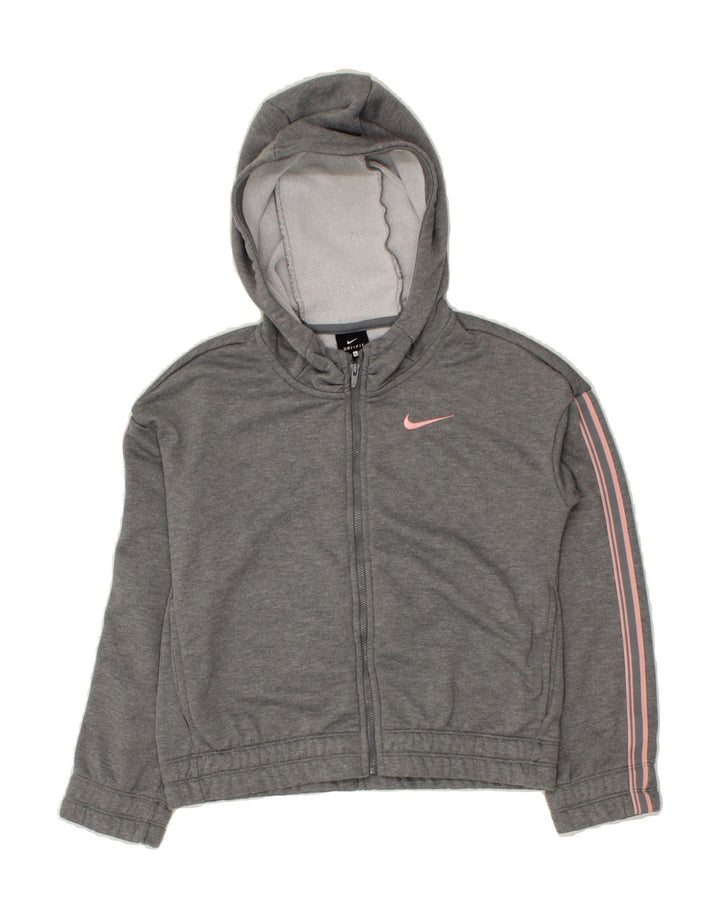 Girls Zip Hoodie Sweater 12-13 Years Large Vintage Nike and Second-Hand Nike from Messina Hembry 