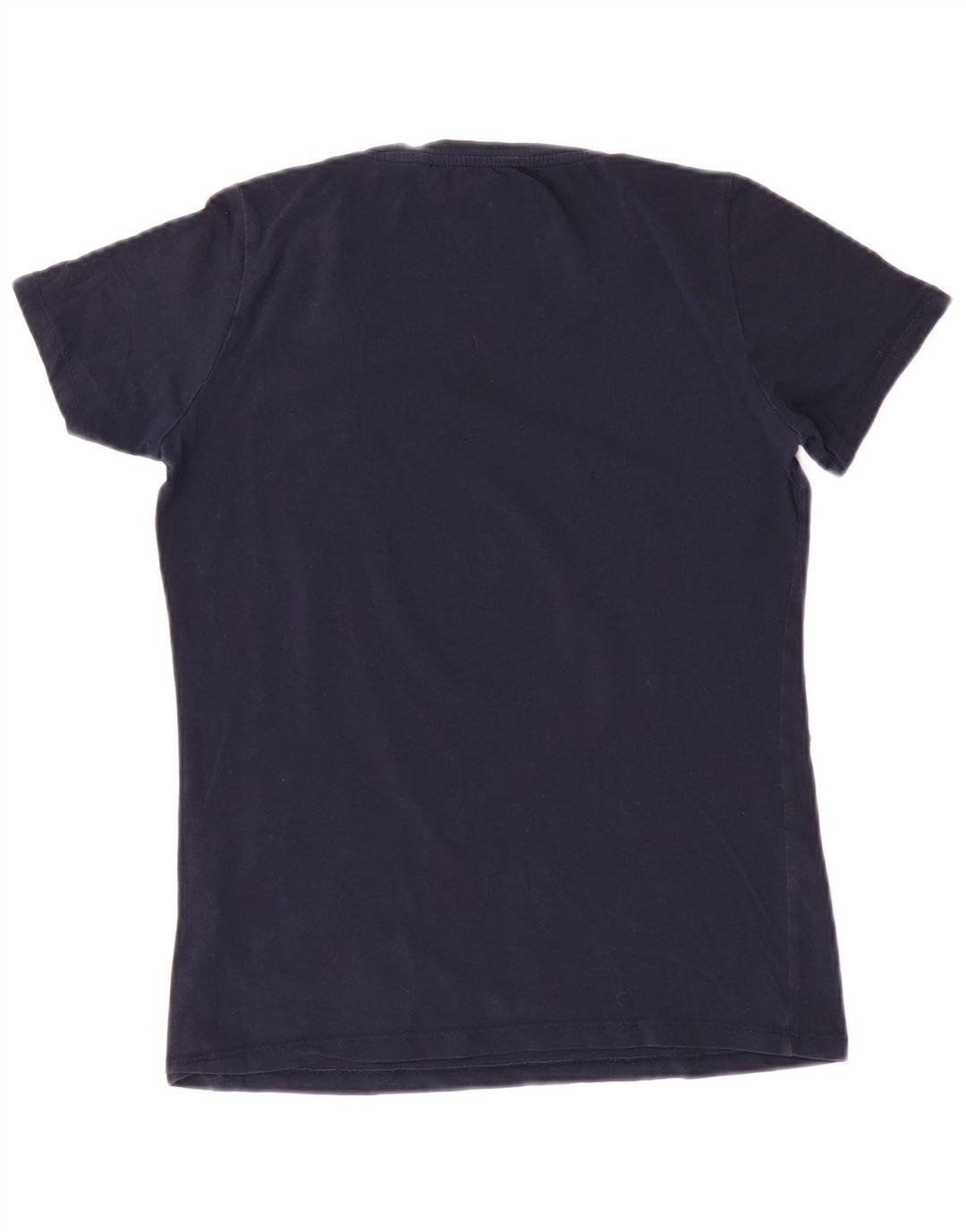 TRUSSARDI JEANS Grafisk T-shirt top til kvinder UK 12 Medium Navy Blue