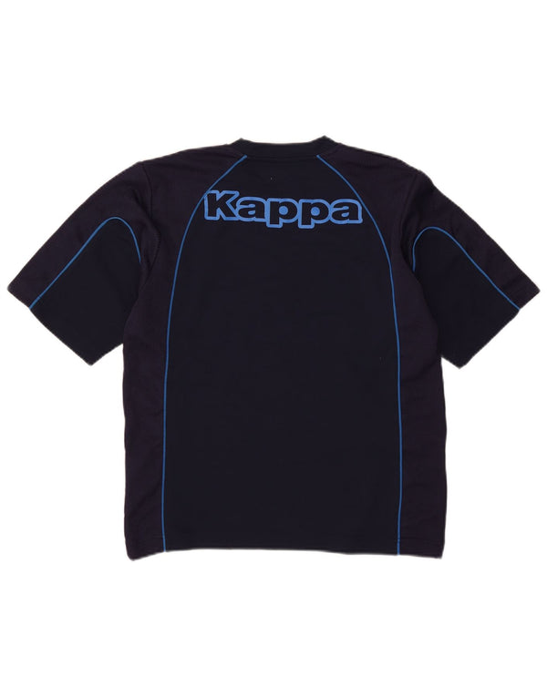Kappa Herre grafisk T-shirt Top Lille marineblå polyester