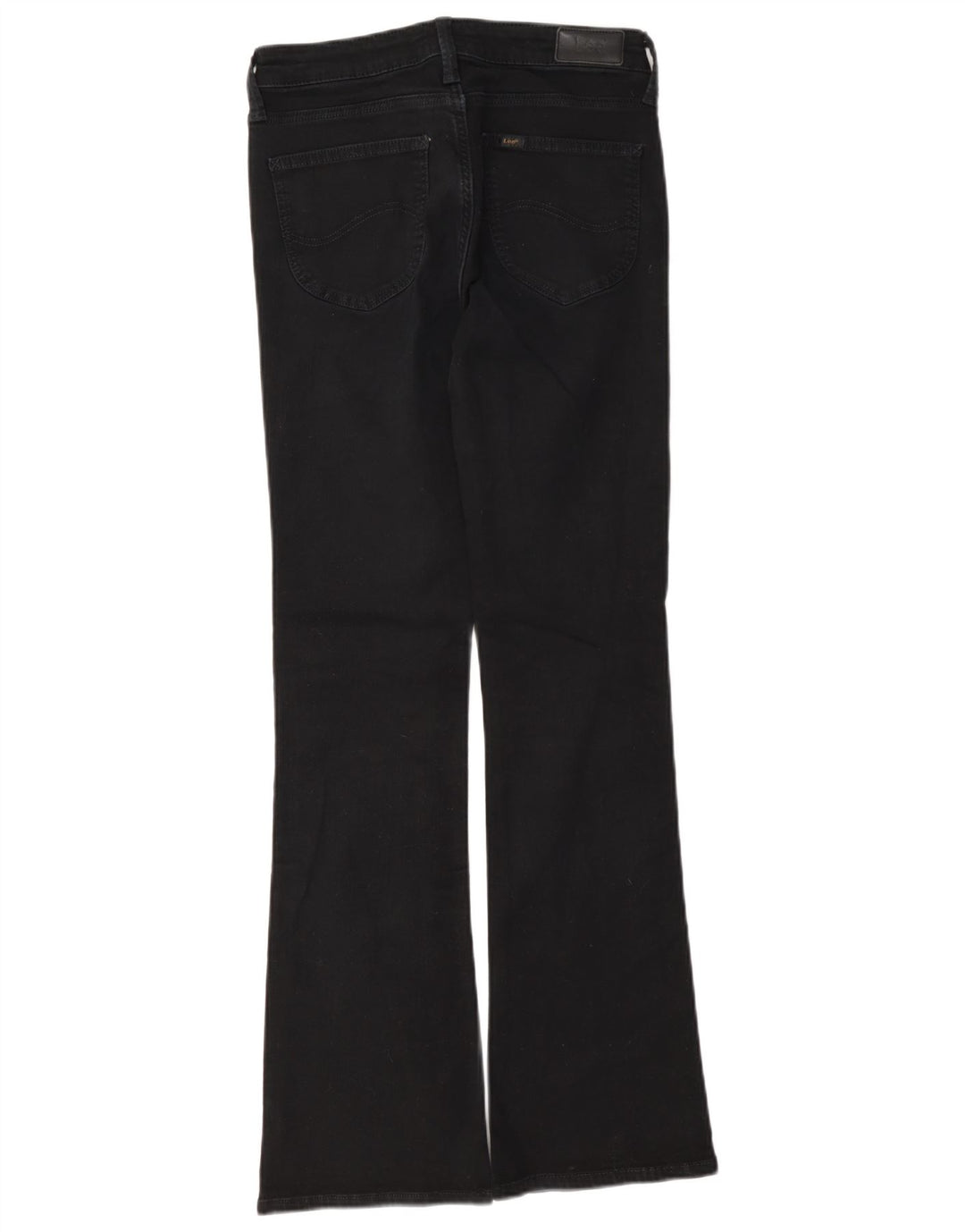 Lee Womens Hoxie Bootcut Jeans W28 L31 Sort bomuld