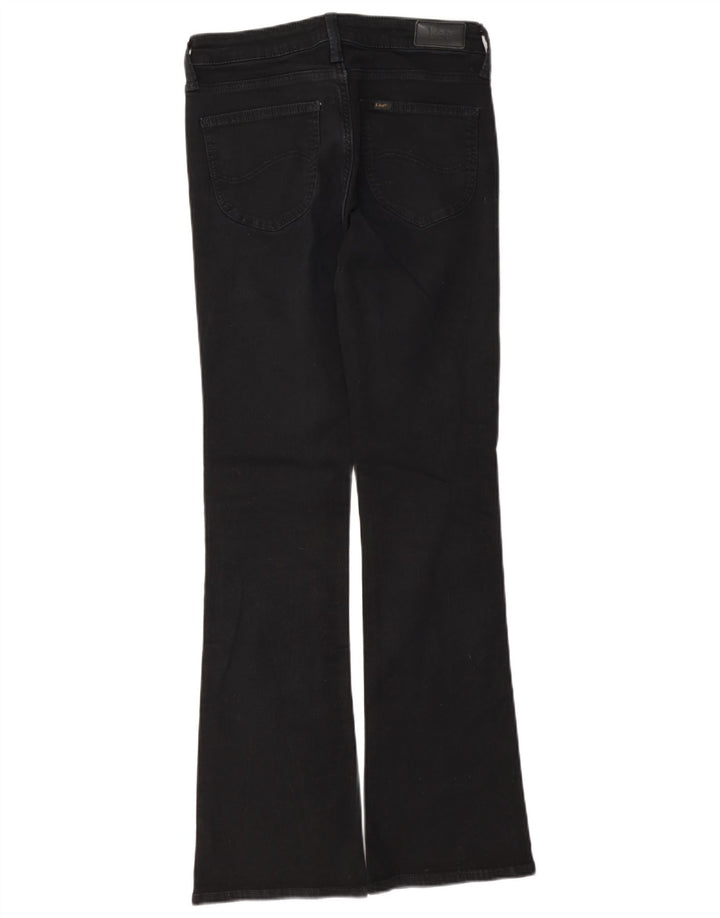 Lee Womens Hoxie Bootcut Jeans W28 L31 Sort bomuld