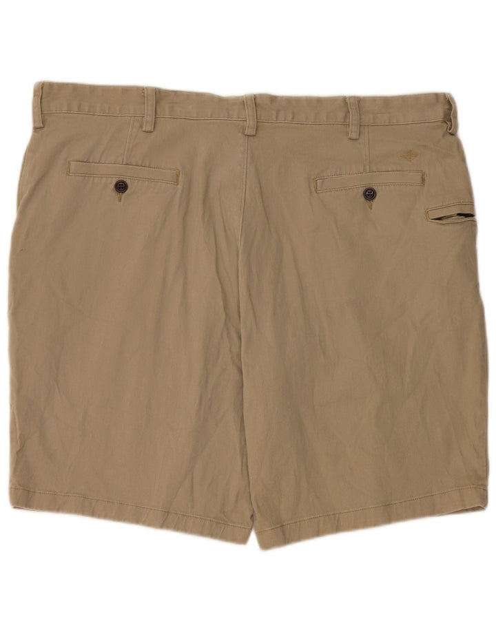 DOCKERS Herre Cargo Shorts W40 XL Beige Bomuld