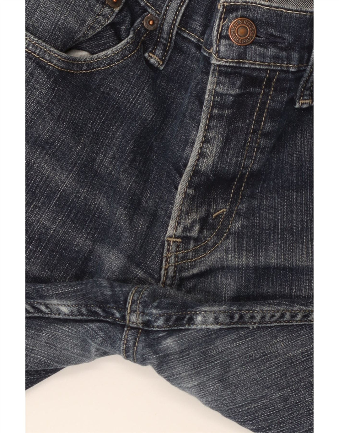 LEVI'S Herre 511 tilspidsede jeans W31 L32 Blå Bomuld