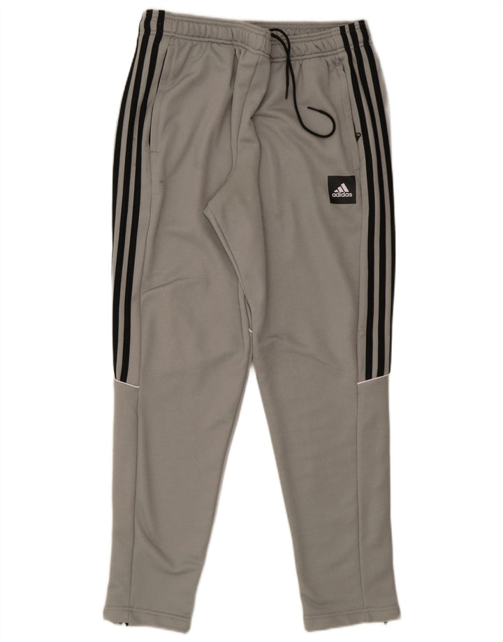Adidas Aeroready træningsdragt bukser til mænd, store grå polyester