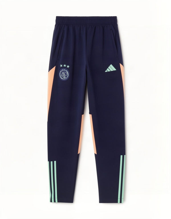 Adidas Herre Ajax Amsterdam Træningsdragt Bukser Small Navy Blue Colourblock
