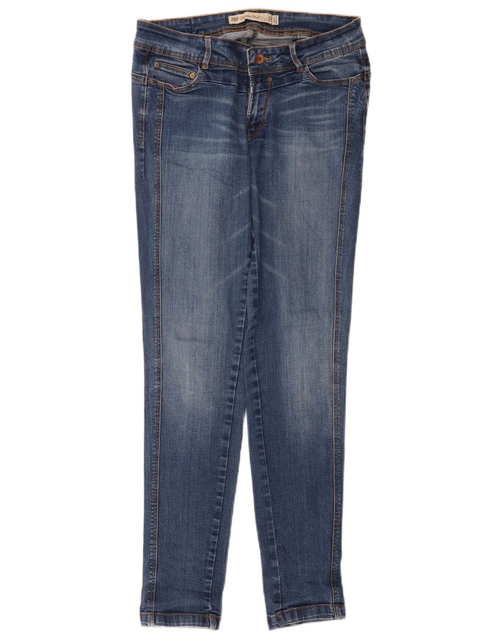 Zara Dame Trafaluc Slim Jeans EU 40 Medium W30 L30 Blå