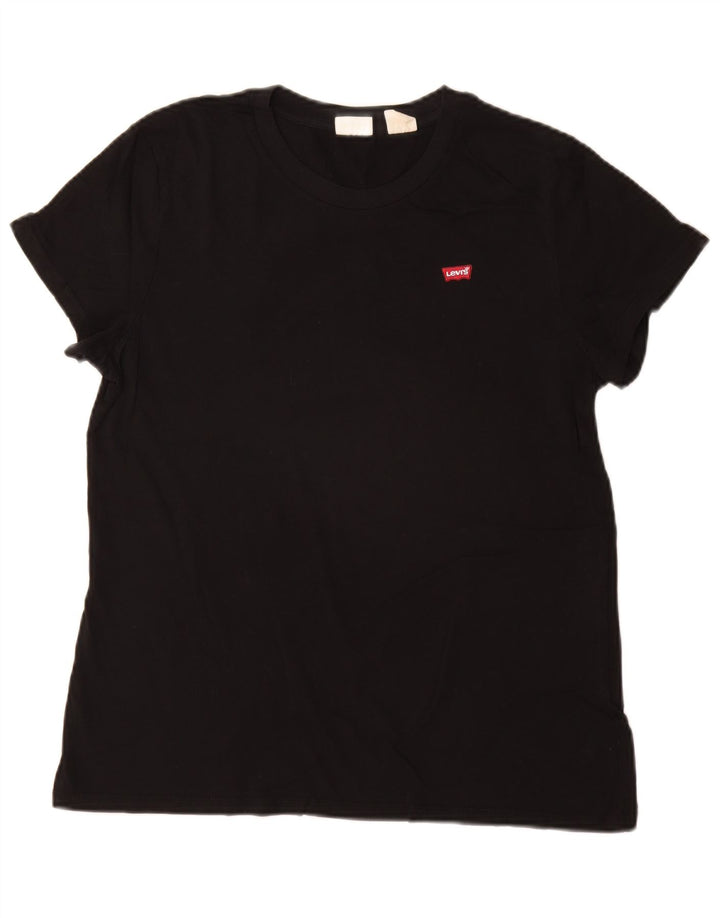 Levi's Dame T-Shirt Top UK 14 Medium Sort