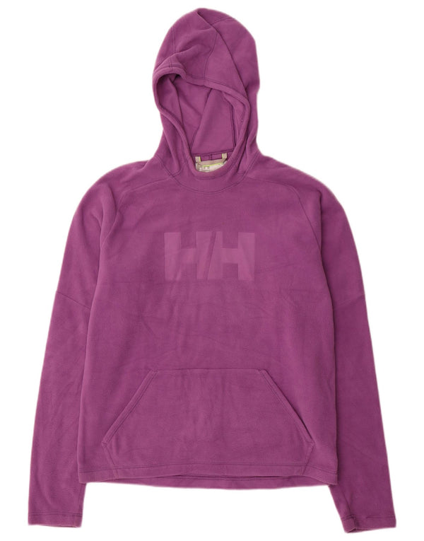 HELLY HANSEN Grafisk fleecetrøje til piger 15-16 år Lilla polyester