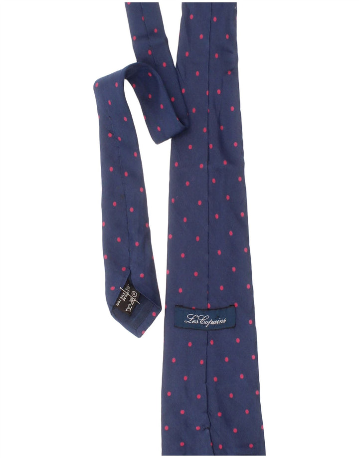 Les Copains Herre slips One Size Blue Polka Dot Silk Classic