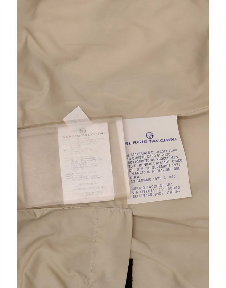 Sergio Tacchini Herre Polstret Gilet UK 42 XL Beige Polyester