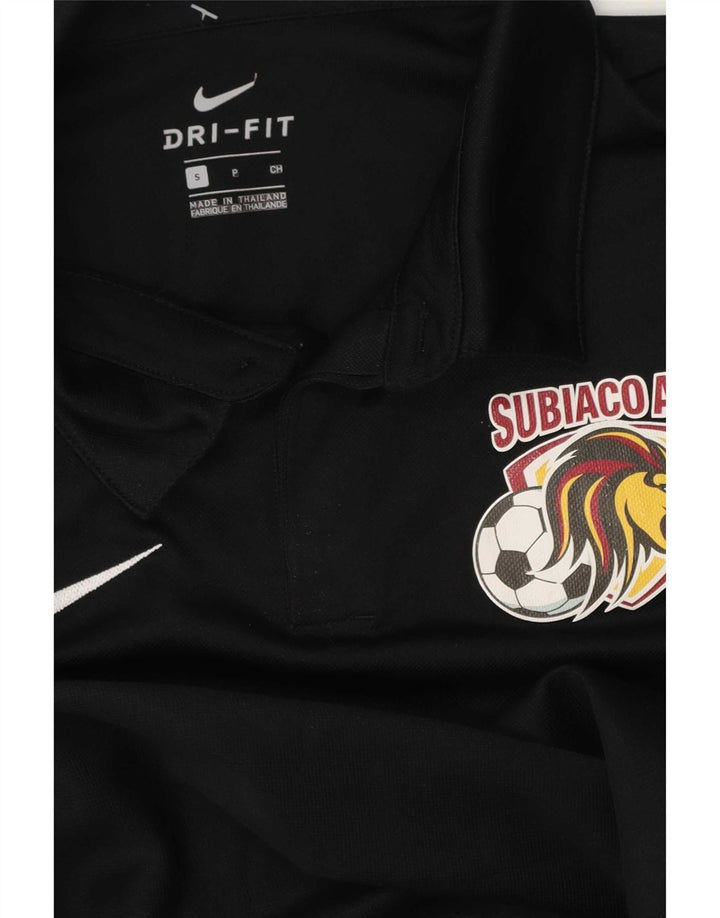 Nike Herre Dri Fit grafisk poloskjorte lille sort farveblok