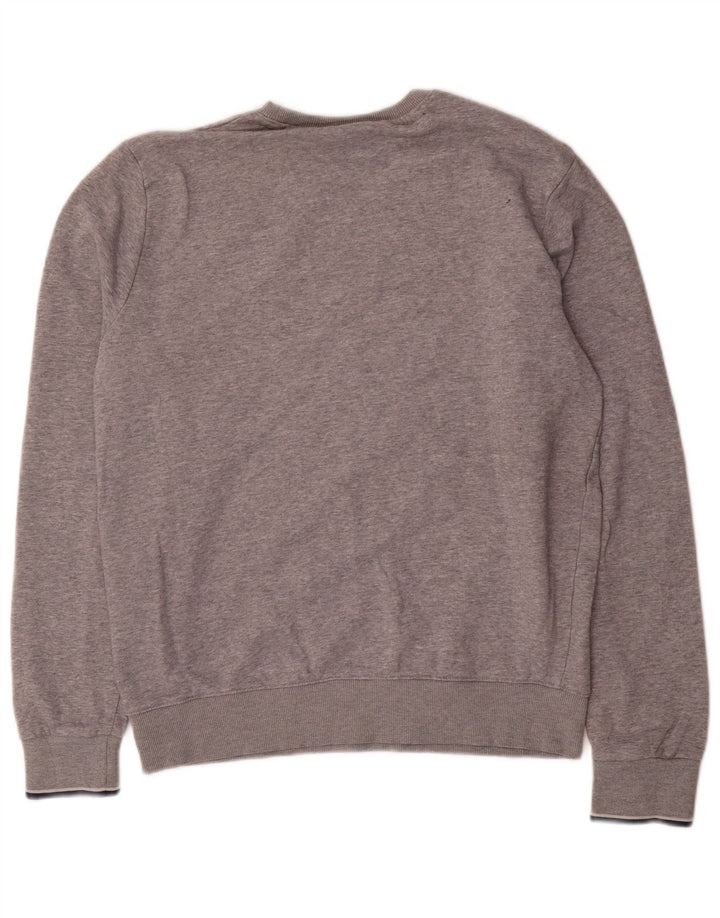 Fila Herre Grafisk Sweatshirt Jumper Medium Grå Bomuld