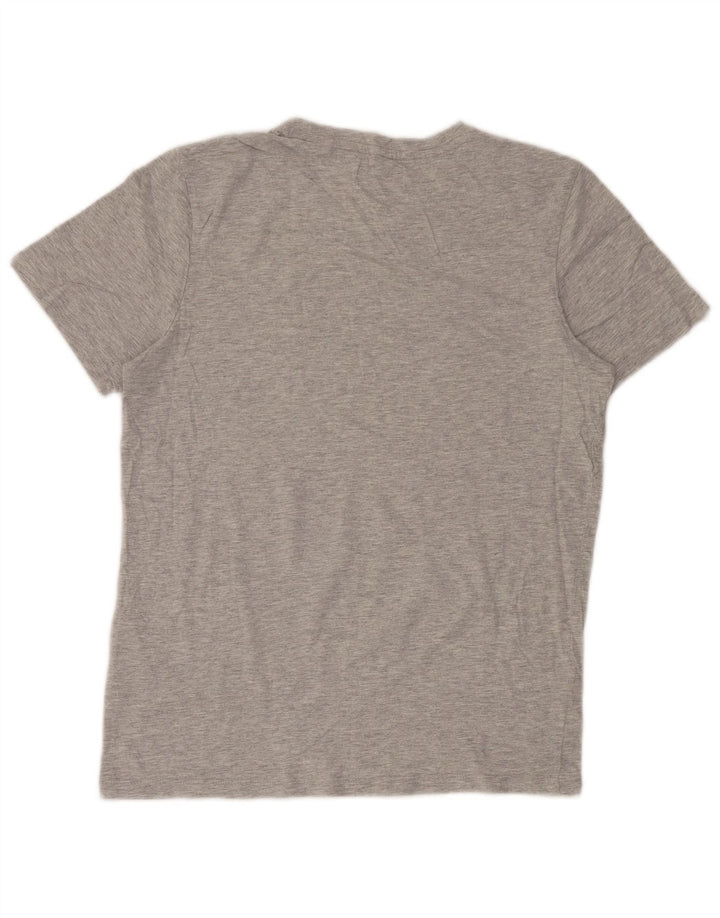 Jack & Jones Herre grafisk T-shirt top lille grå bomuld