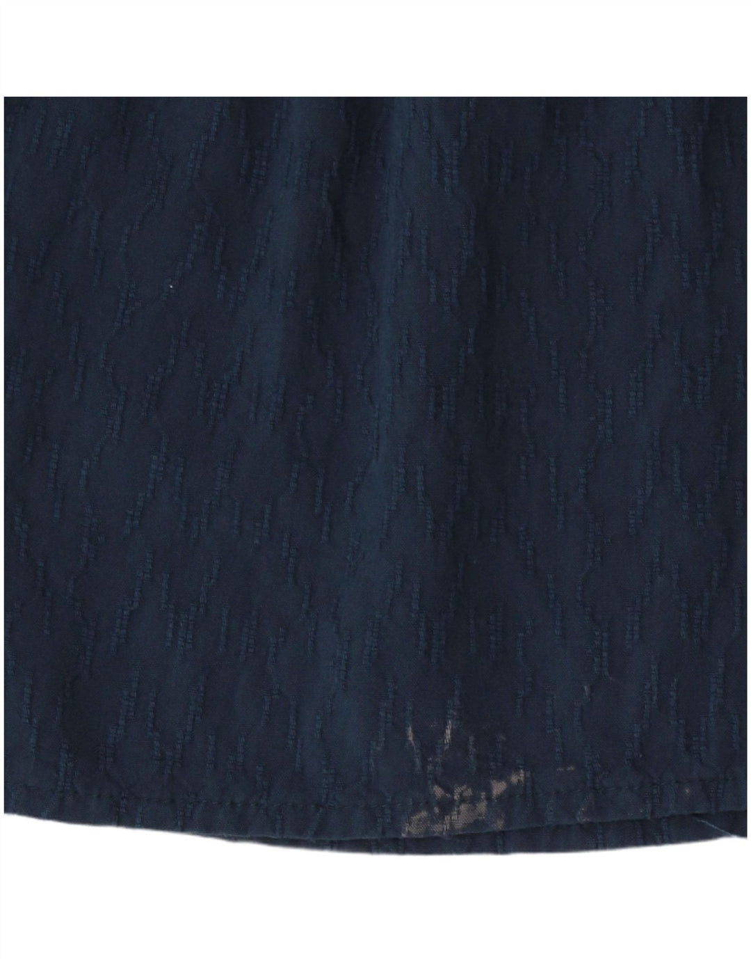 White Stuff Dame Langærmet Tiered Kjole UK 12 Medium Blue Viscose