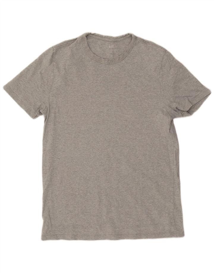 Gap Herre T-Shirt Top Stor Grå Flecked Bomuld